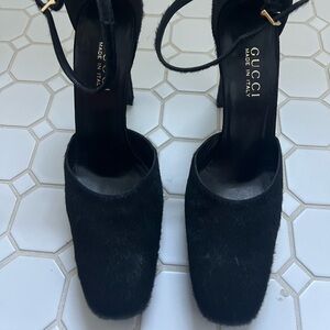 Vintage Gucci Pony Hair Heels 🖤